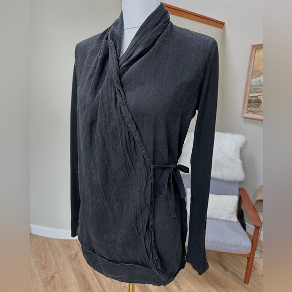 Prairie Underground Other - Prairie underground silk, hemp, cotton blend kimono waist tie overshirt jacket